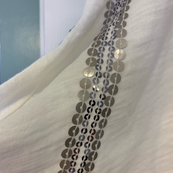 Free People white sequined top - Picture 4 of 7